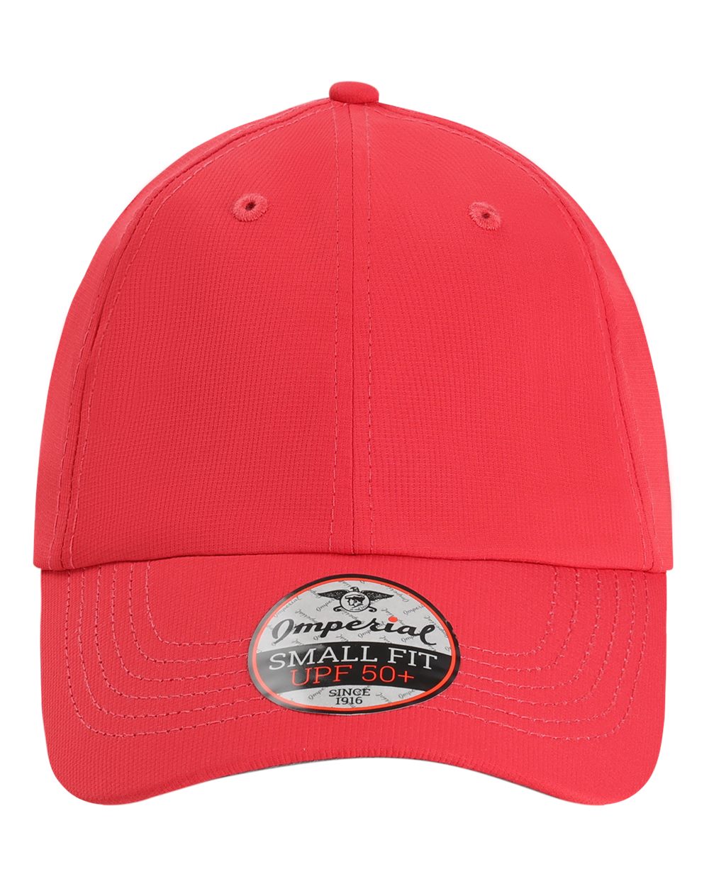 Front View of Nantucket Red The Original Small Fit Women&#39;s Performance Cap - L210P