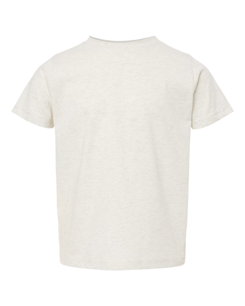 Front View of Natural Heather Toddler Fine Jersey Tee - 3321
