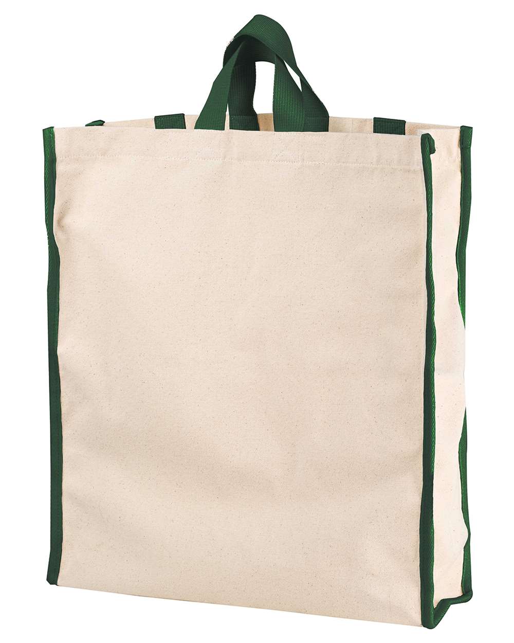 Front View of Natural/ Olive Conference Hauler Duffel - BE280