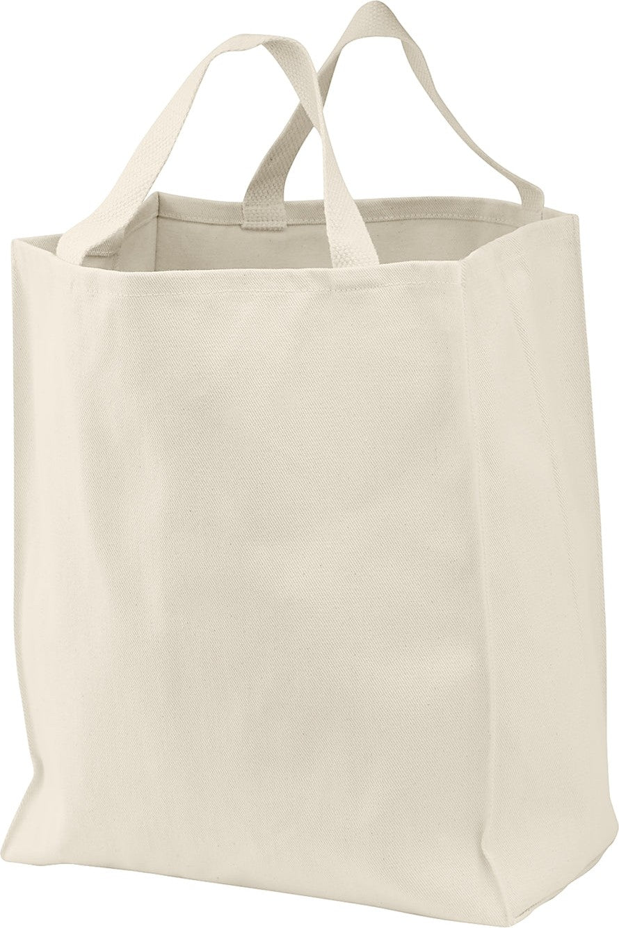 Natural Port Authority Ideal Twill Grocery Tote. B100