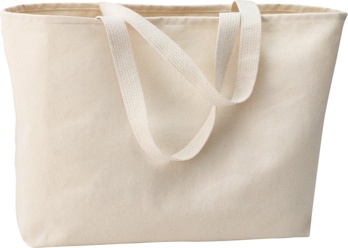 Natural Port Authority - Ideal Twill Jumbo Tote. B300