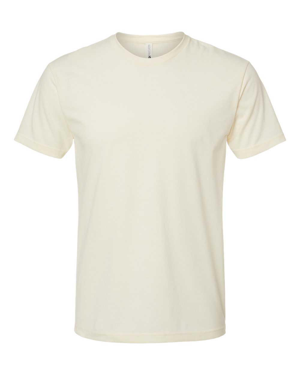 Front View of Natural Sueded T-Shirt - 6410