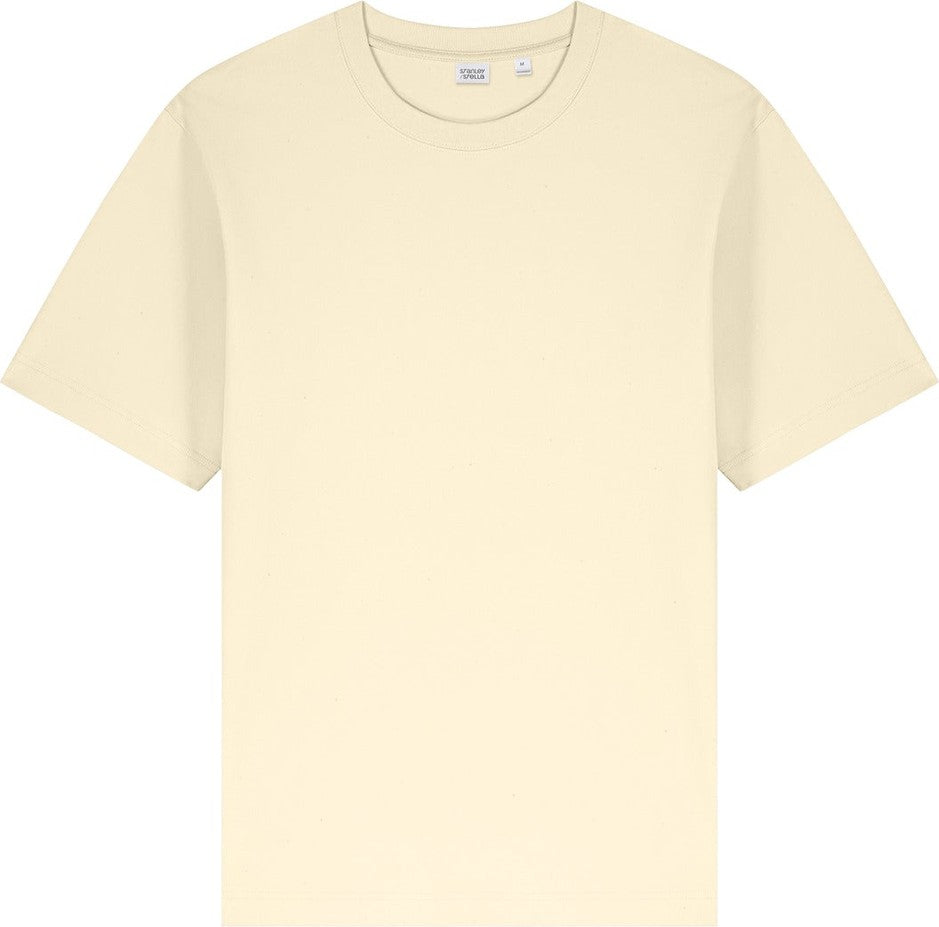 Front View of NaturalRaw Stanley/Stella Unisex Freestyler Heavyweight Tee SXU018
