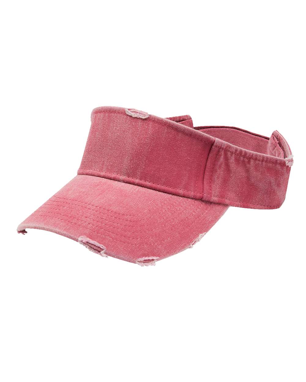 Front View of Nautical Red Drifter Visor - DV101