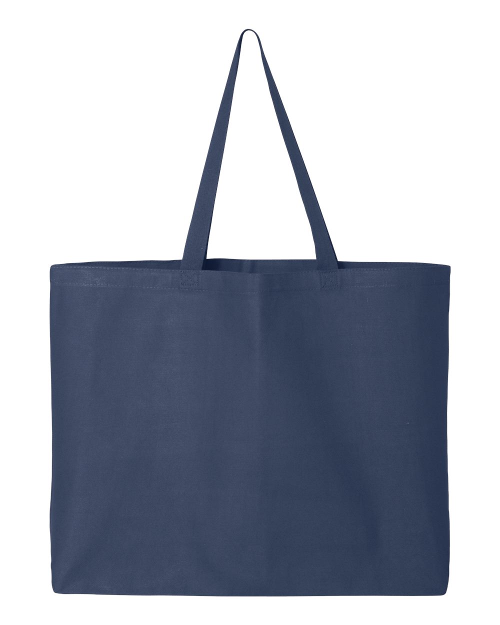 Front View of Navy 25L Jumbo Tote - Q600
