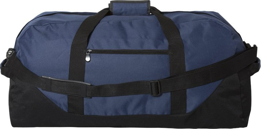 Front View of Navy 30" Duffel Bag - 2252