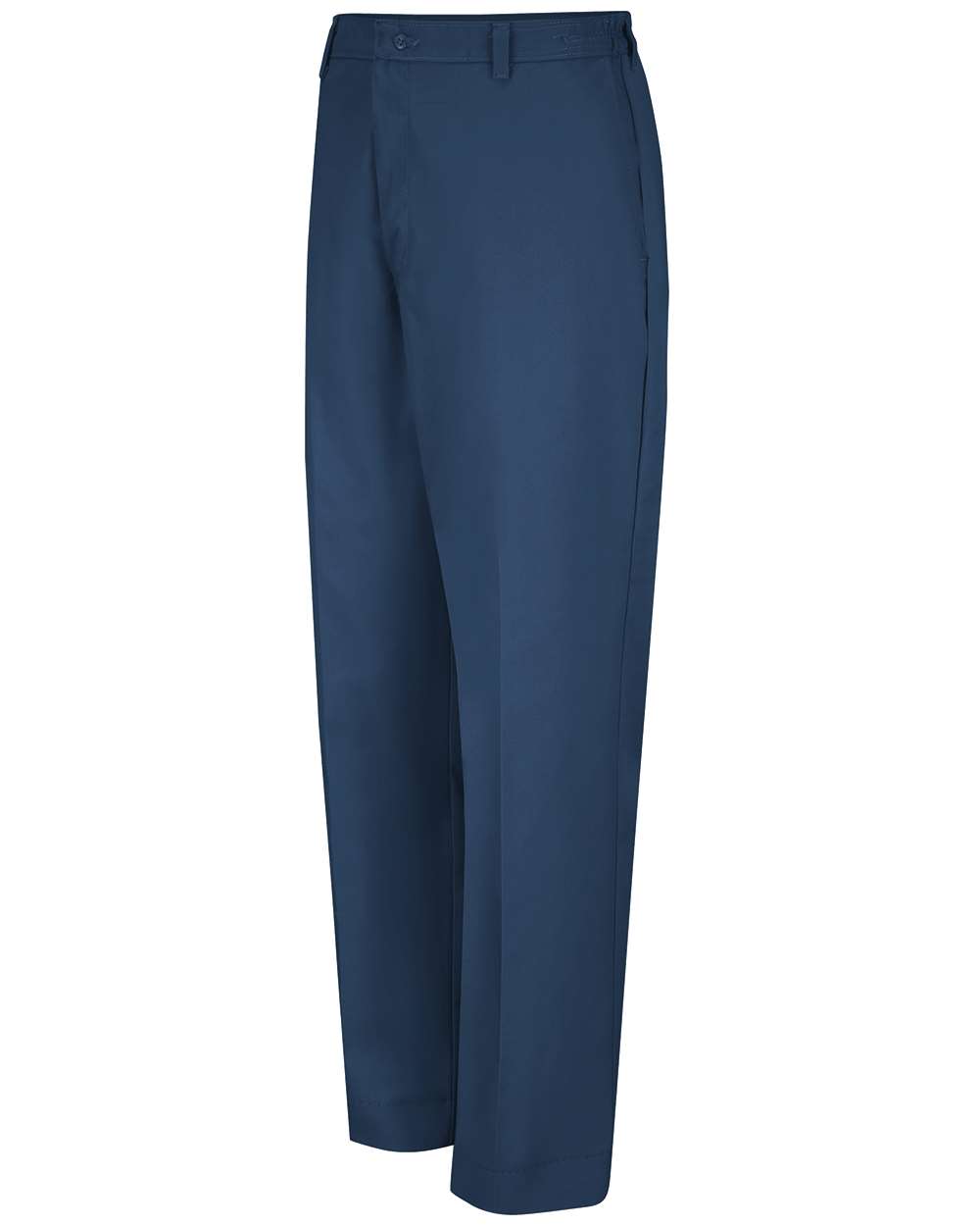 Front View of Navy - 30I Elastic Insert Work Pants - PT60