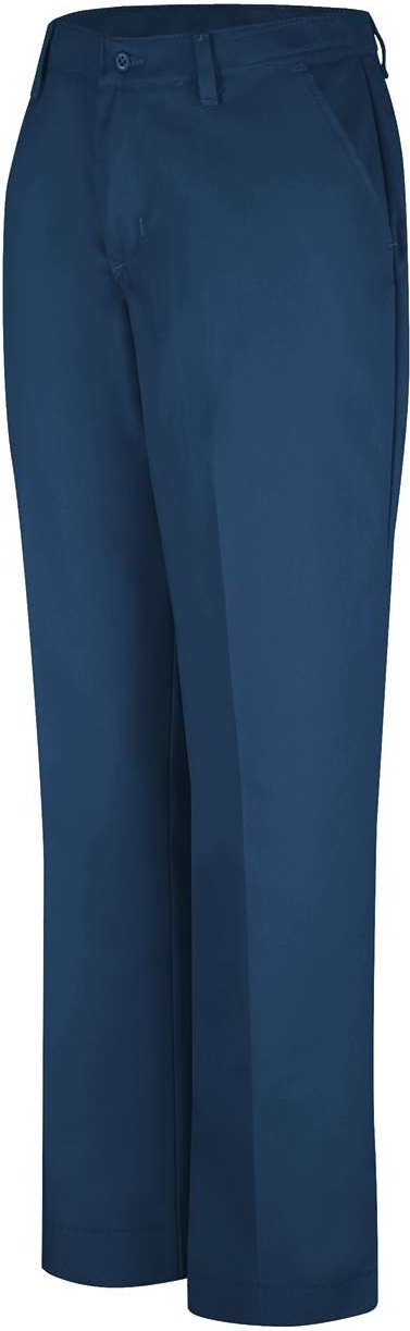 Front View of Navy - 30I Women's Dura-Kap Industrial Pants - PT21