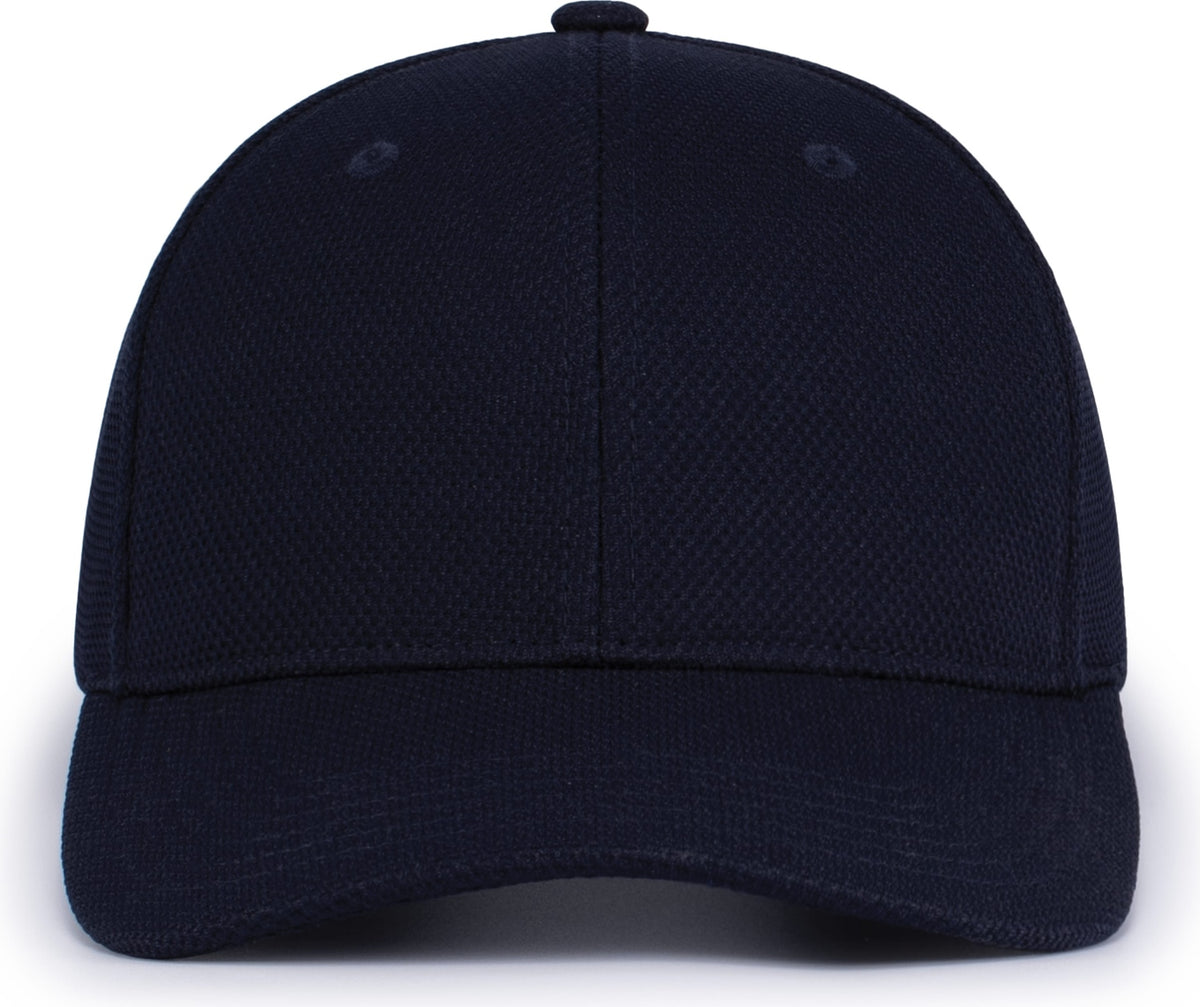 Front View of NAVY ADJUSTABLE WICKING MESH CAP