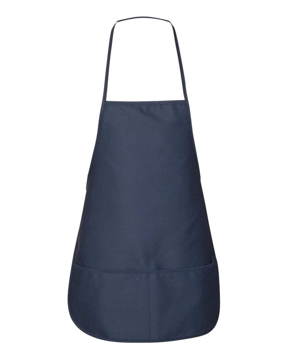 Front View of Navy Apron - 5503