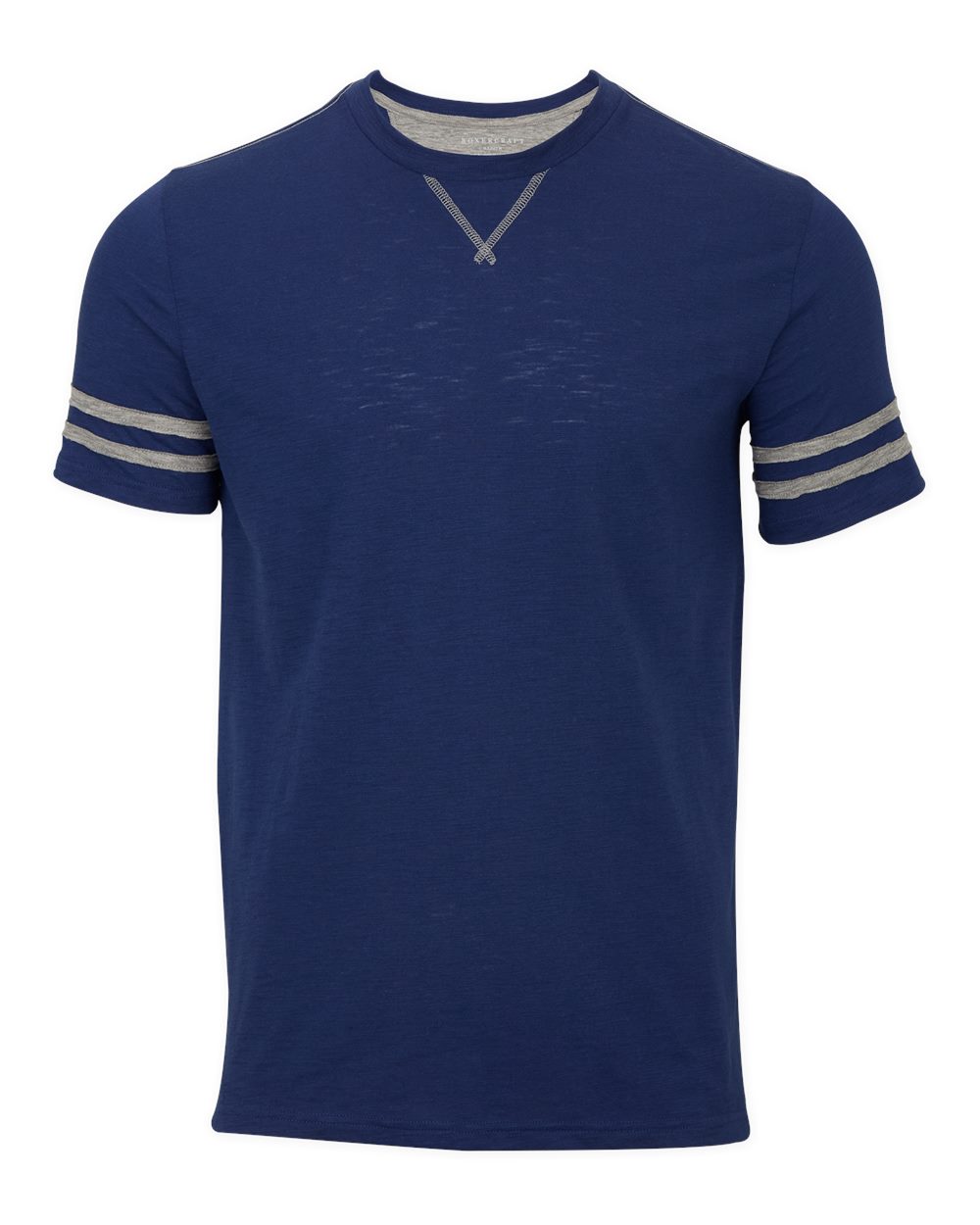 Front View of Navy Arena T-Shirt - BM2402