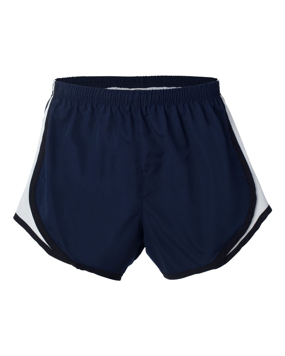 Navy/ Black/ White Women’s Velocity 3 1/2" Running Shorts - P62