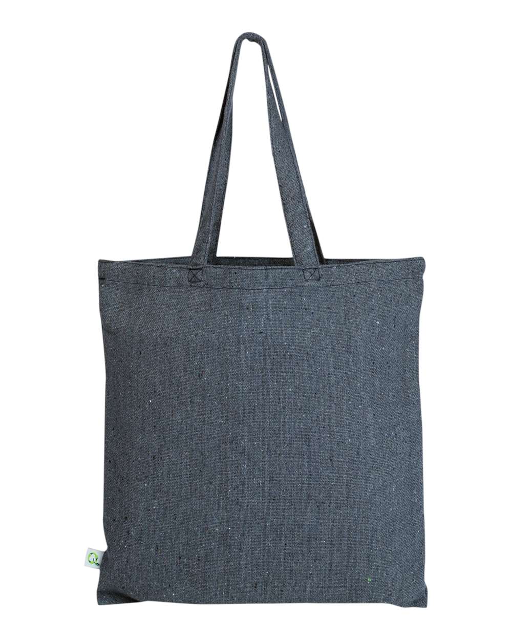 Front View of Navy Blue Sustainable Canvas Bag - S800