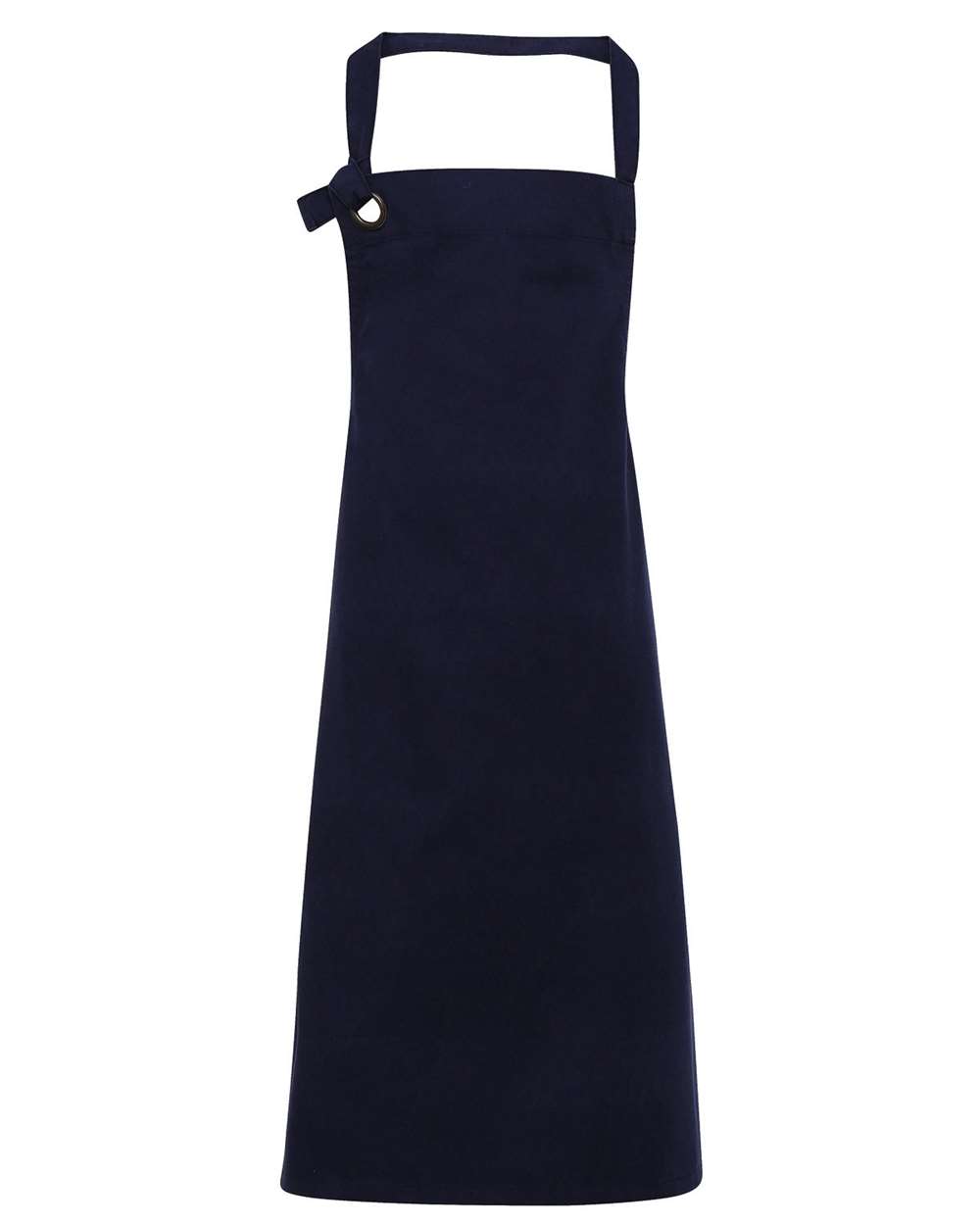 Front View of Navy Calibre Heavy Canvas Bib Apron - RP130
