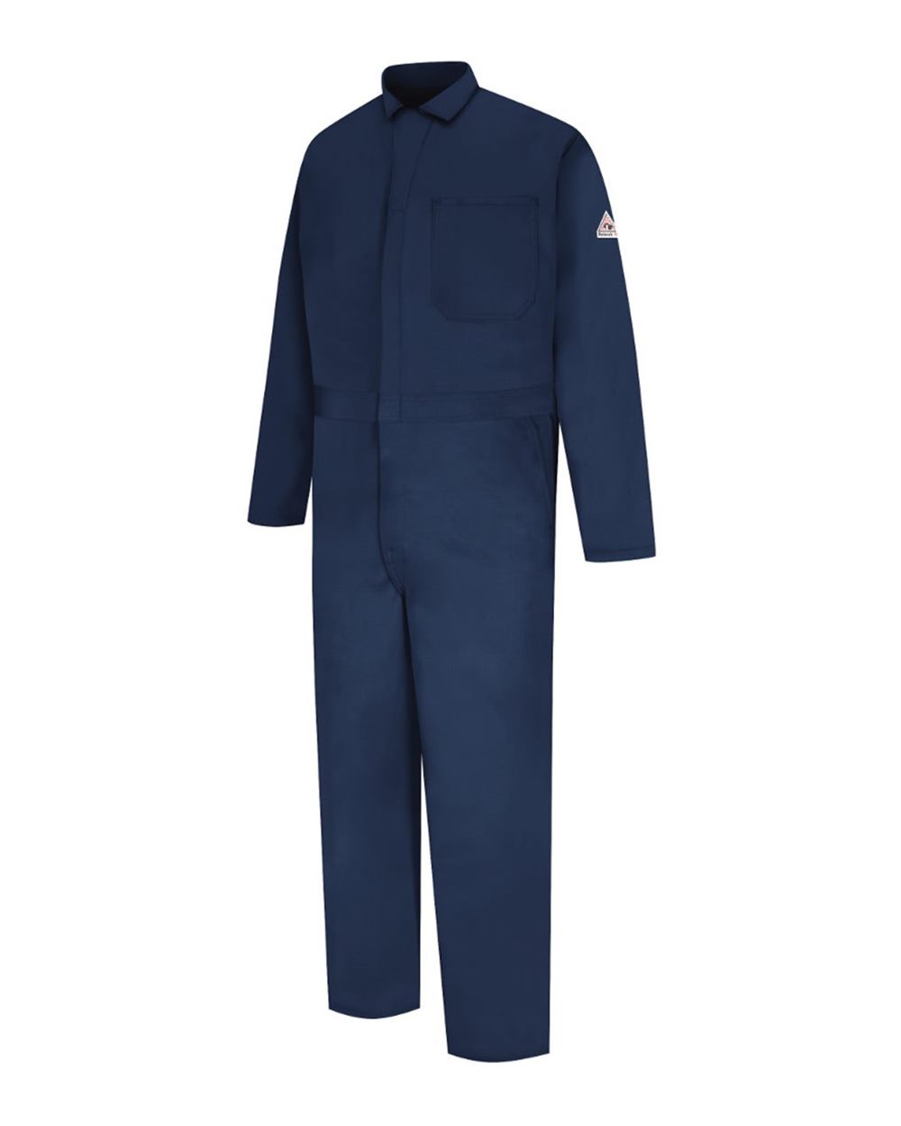 Front View of Navy Classic Coverall Excel FR Extended Sizes - CEC2EXT