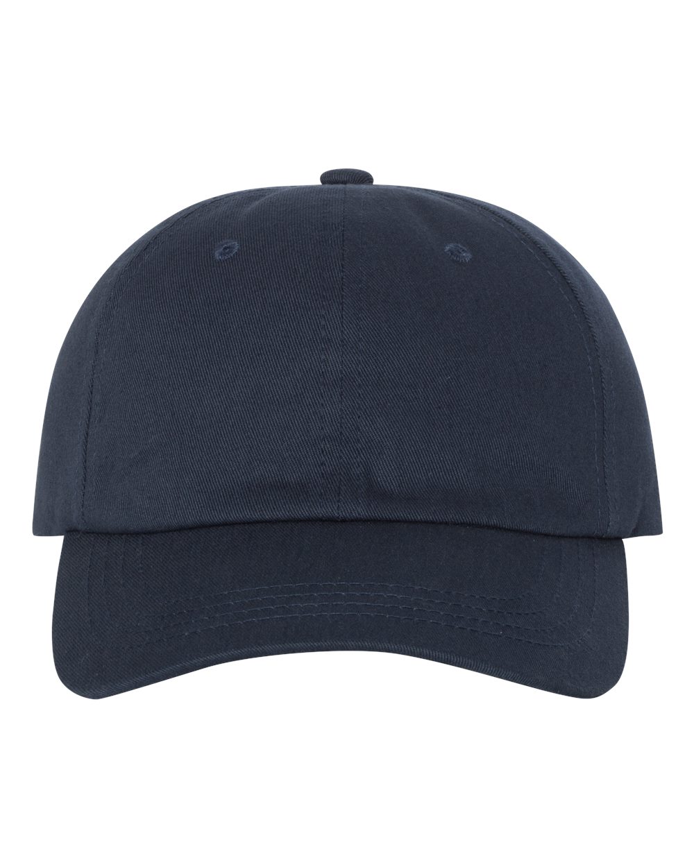 Front View of Navy Classic Dad Hat - 6245CM