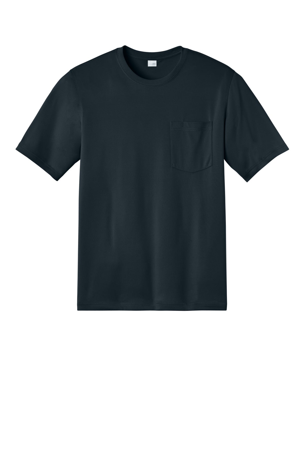 Front View of Navy CornerStone Tall Workwear Pro Short Sleeve Pocket Tee TLCS440P