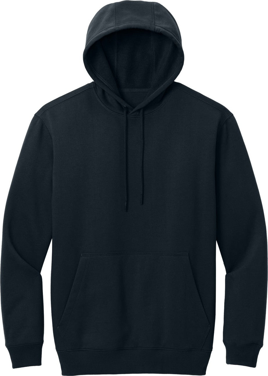 Front View of Navy CornerStone Tough Fleece Pullover Hoodie CSF630