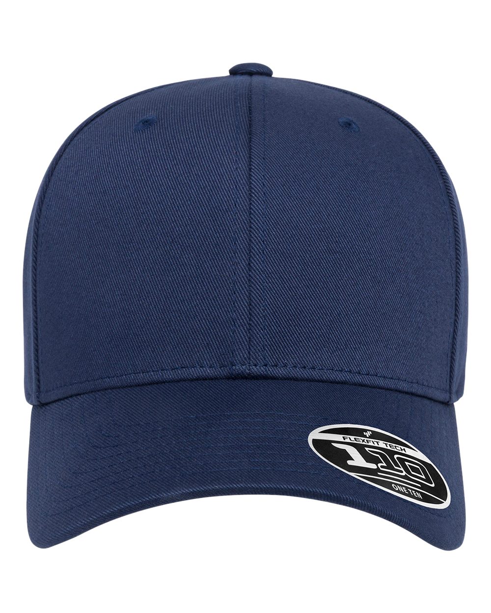Front View of Navy Cotton Blend Adjustable Cap - 6277ADJ