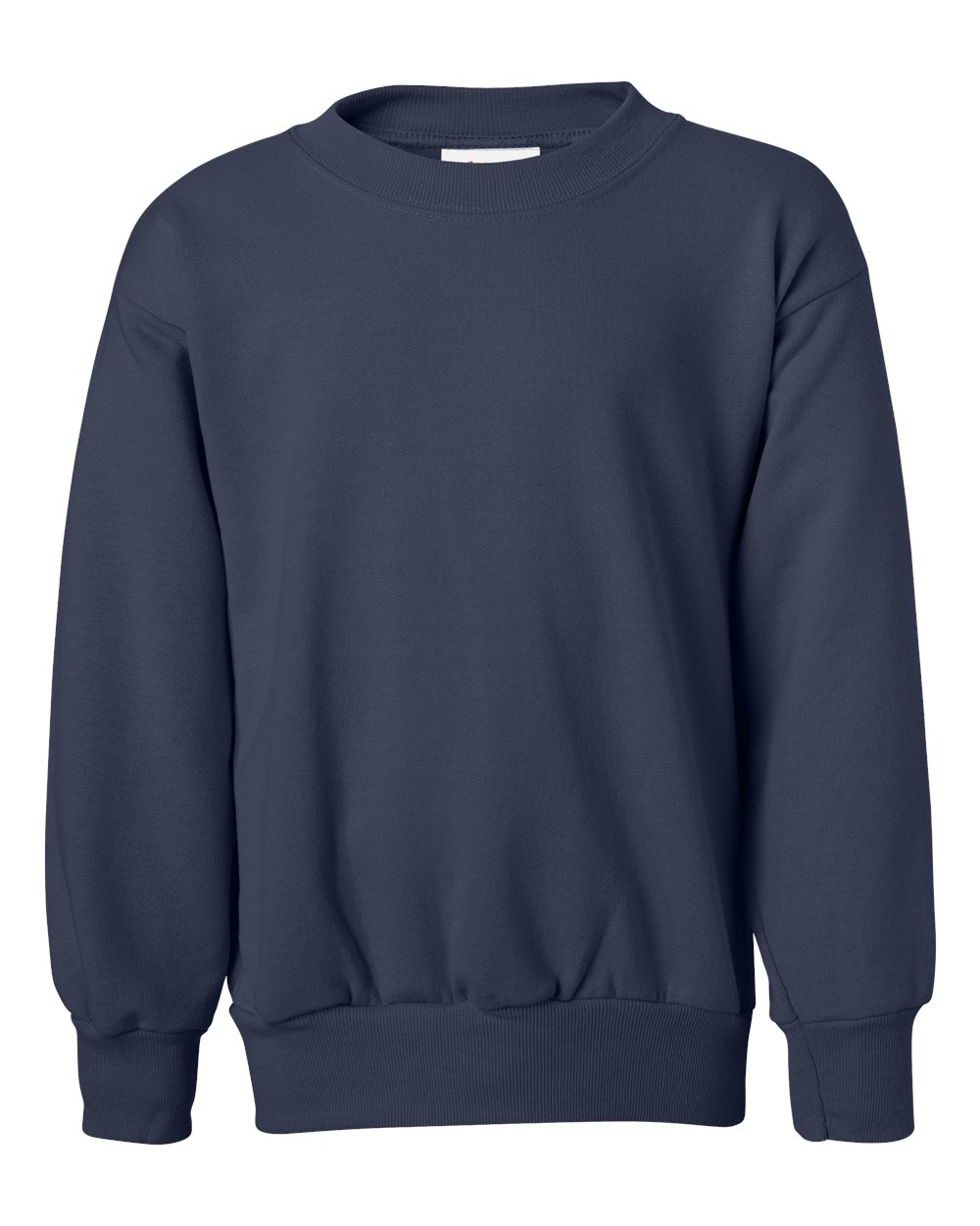 Navy Ecosmart® Youth Crewneck Sweatshirt - P360