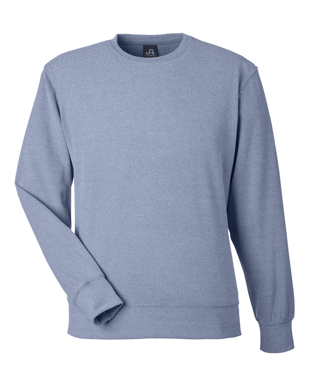 Front View of Navy Element Fleece Crewneck Sweatshirt - 8761