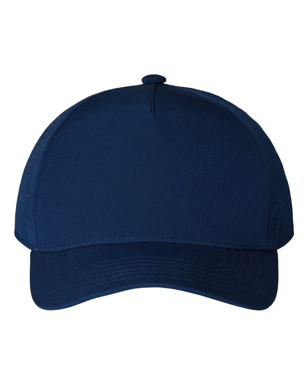 Front View of Navy Game Day Five-Panel Perforated Cap - CHRT0