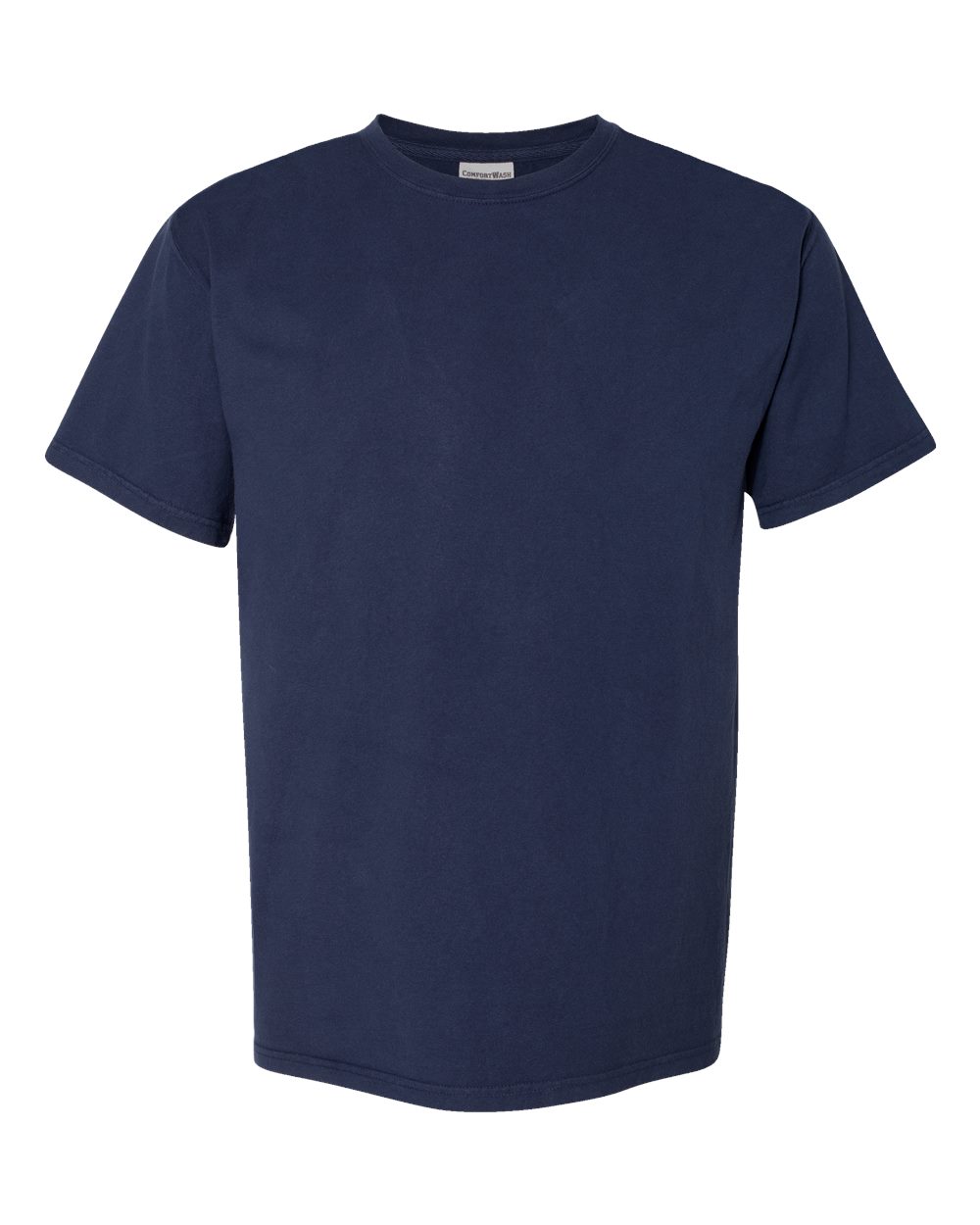 Front View of Navy Garment-Dyed T-Shirt - GDH100