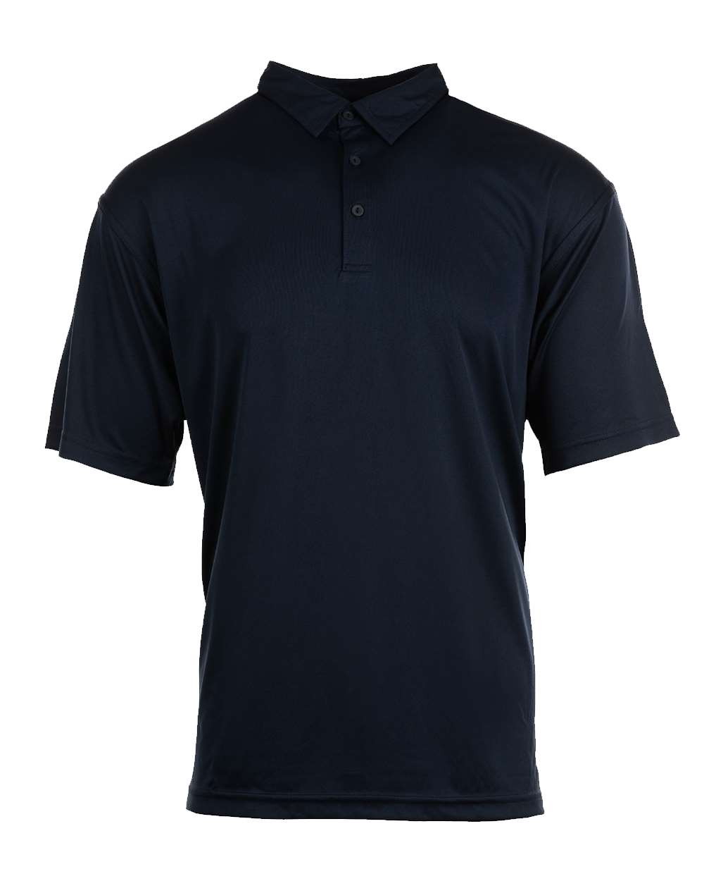 Front View of Navy Golf Polo - 0101