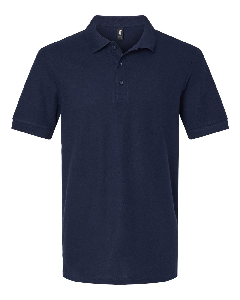 Front View of Navy Hammer™ Pique Polo - 85800