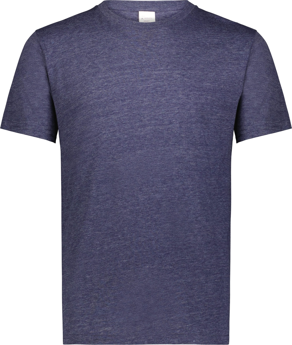Front View of NAVY HEATHER ALL-DAY CORE BSC TRI-BLND TEE