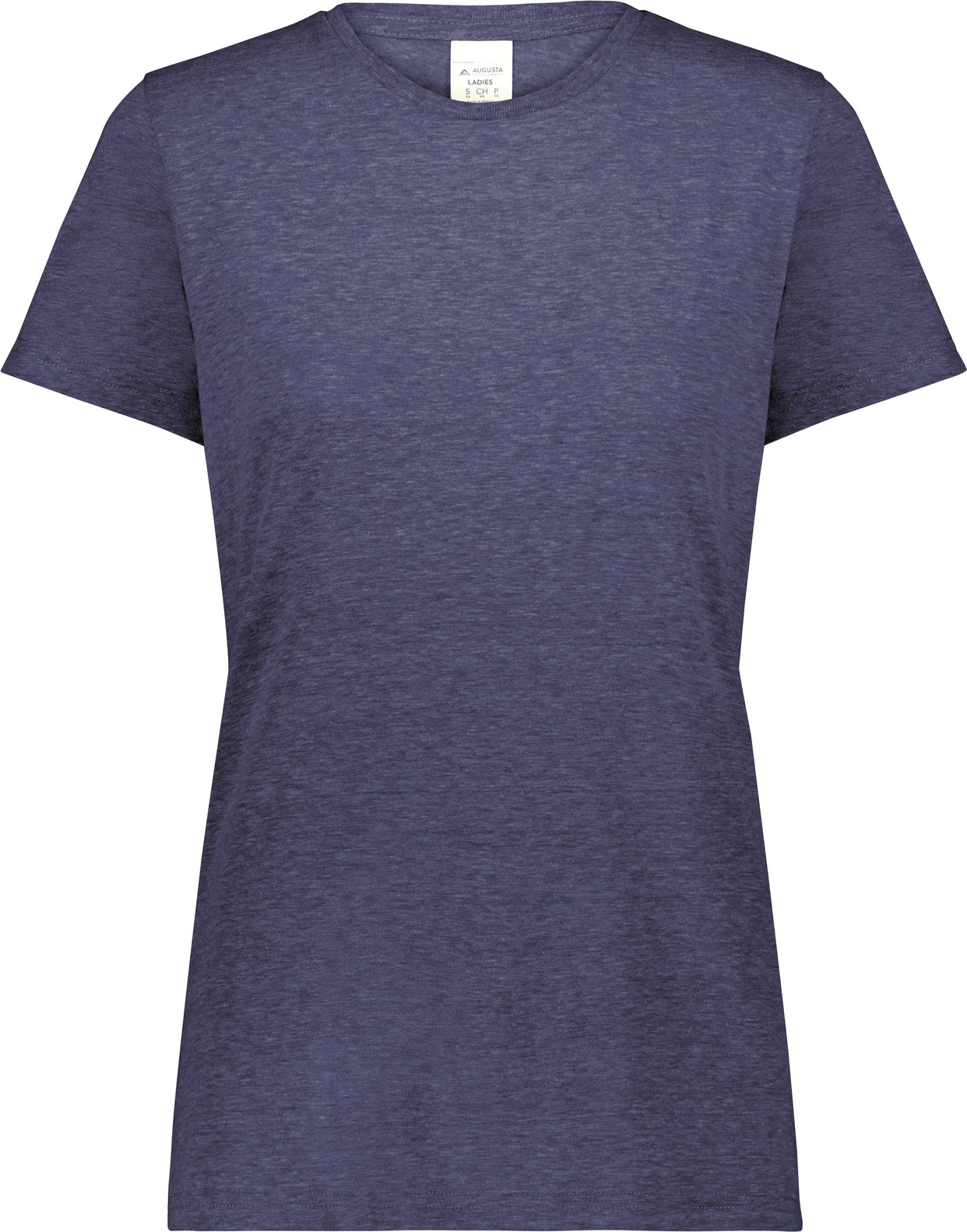 NAVY HEATHER LDS ALL-DAY C/B TRI BLND TEE