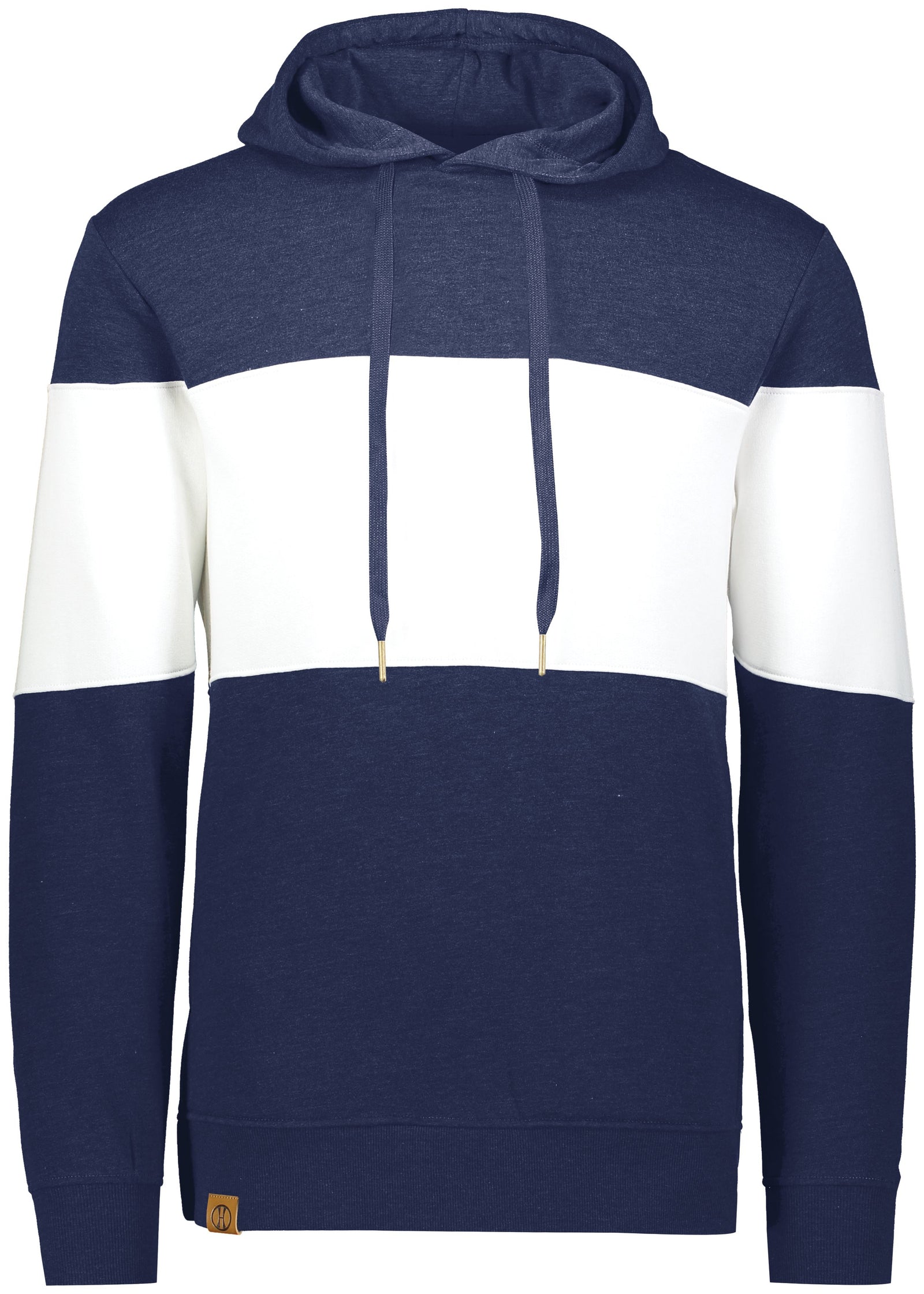 NAVY HEATHER/WHITE ALL-AMERICAN HOODIE