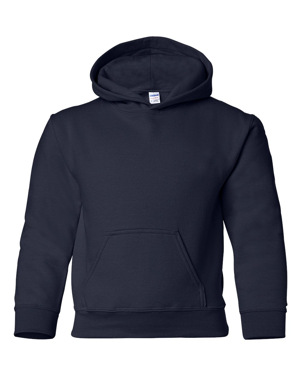 Navy Heavy Blend™ Youth Hooded Sweatshirt - 18500B
