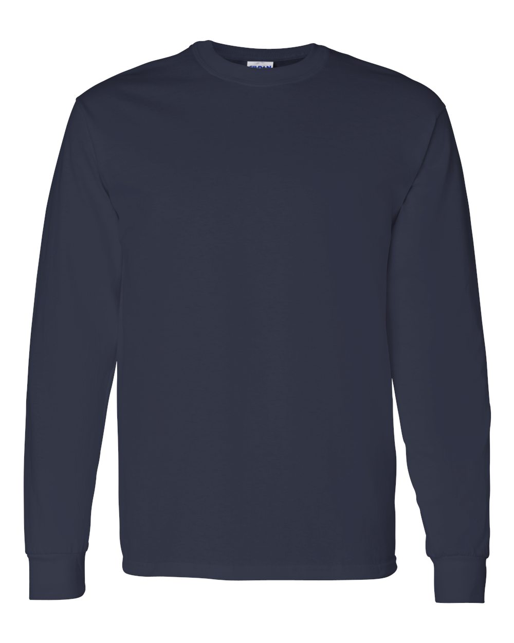 Navy Heavy Cotton™ Long Sleeve T-Shirt - 5400