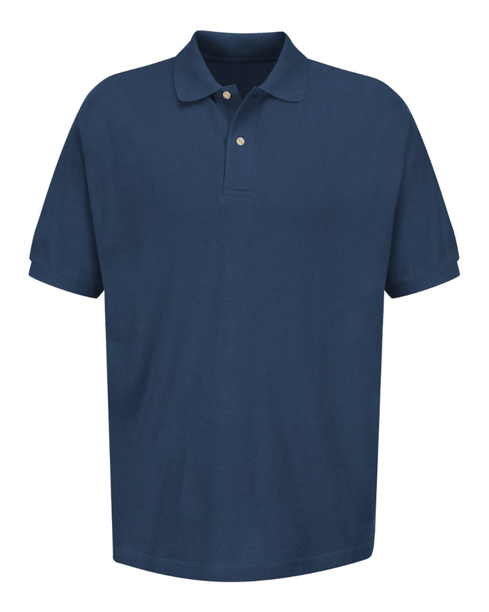 Front View of Navy Inner Harbor Basic Piqué Polo - 7701