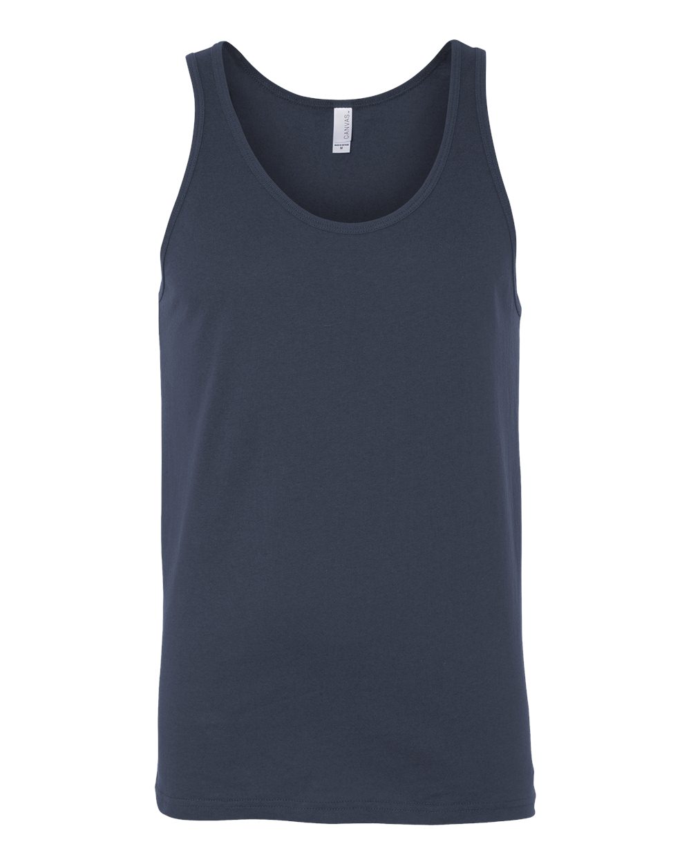 Front View of Navy Jersey Tank - 3480