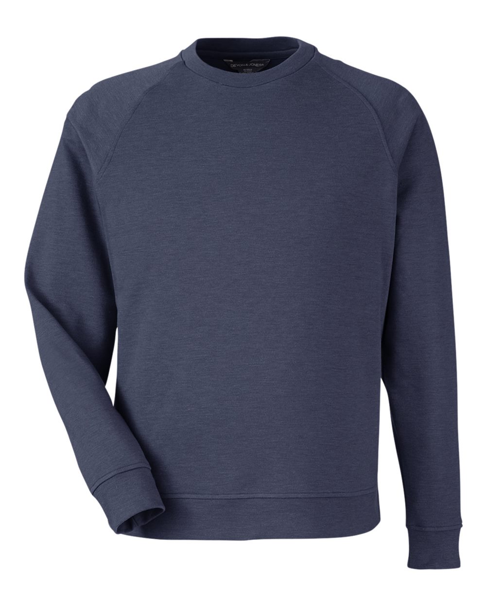 Front View of Navy Melange Men's New Classics® Charleston Pullover - DG482