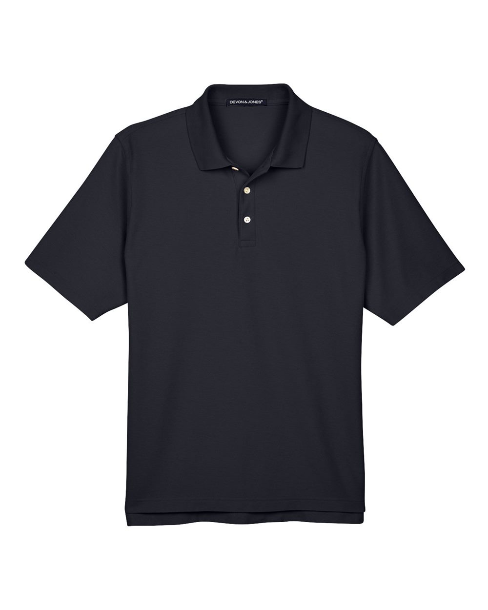 Front View of Navy Men's DRYTEC20™ Performance Polo - DG150