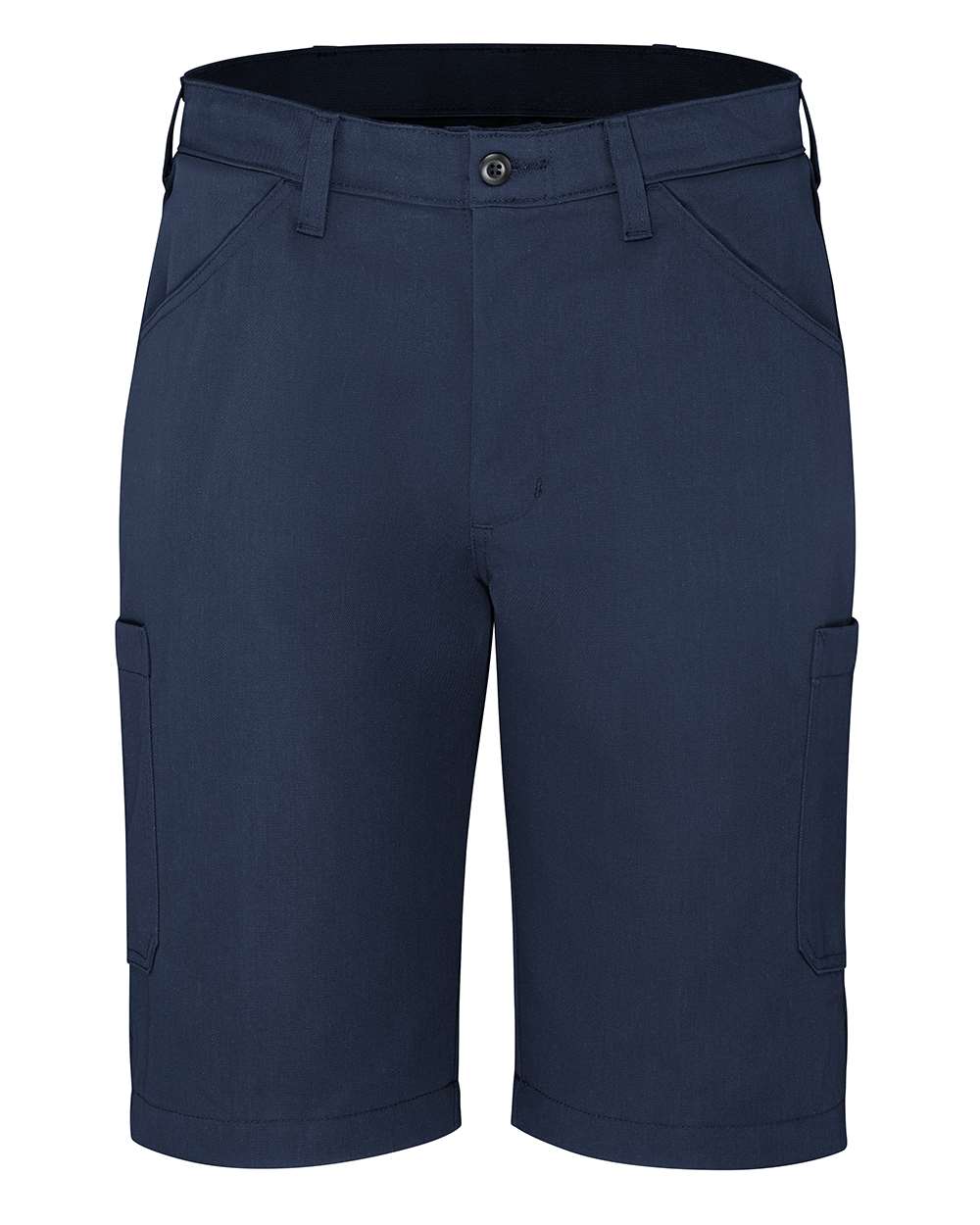 Front View of Navy Mimix® Pro Shorts - Extended Sizes - PX52EXT