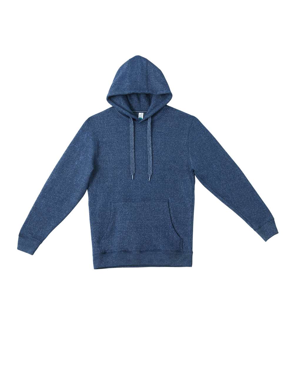 Front View of Navy Nantucket Hooded Sweatshirt - LS11001