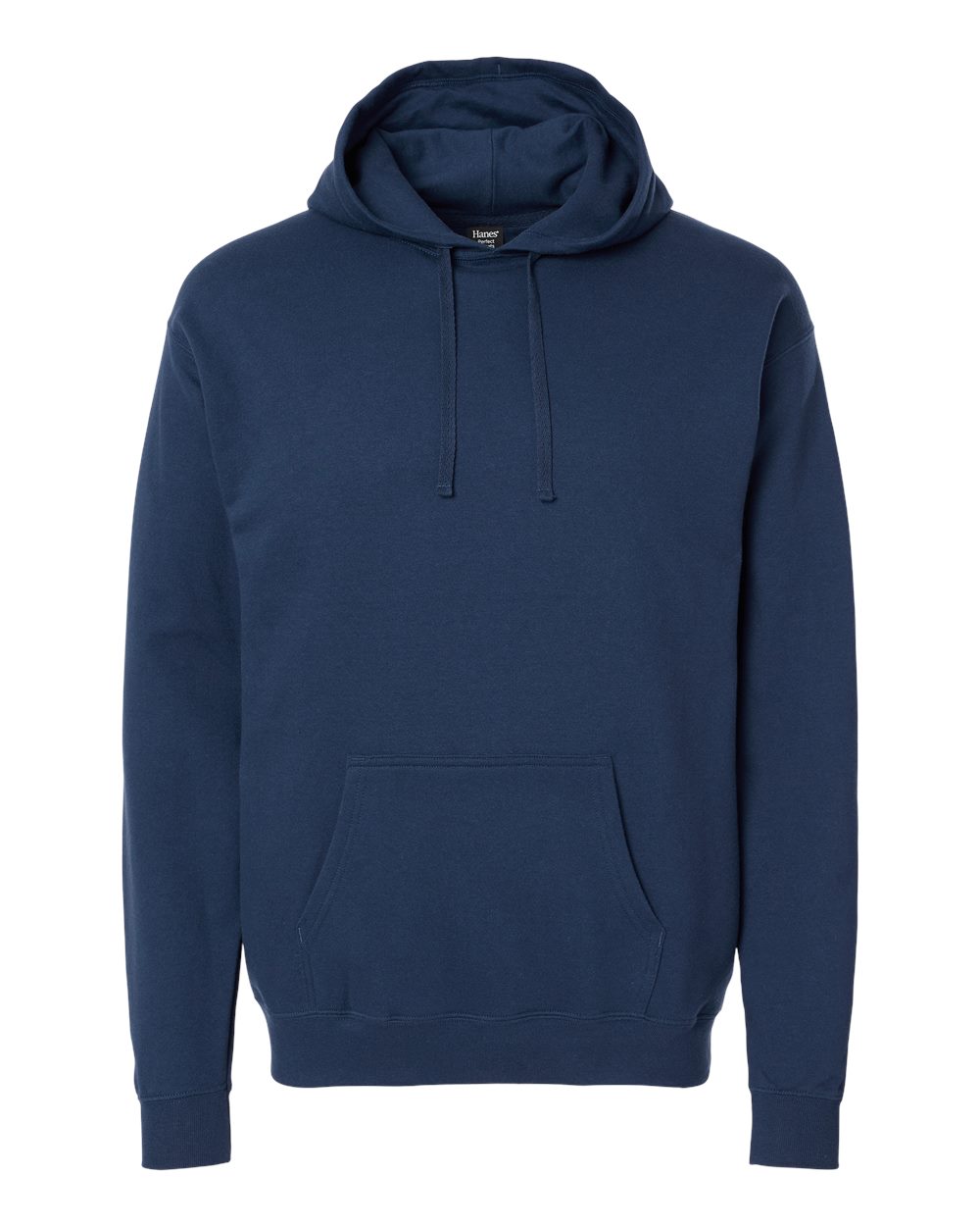 Front View of Navy Perfect Sweats Hooded Sweatshirt - RS170