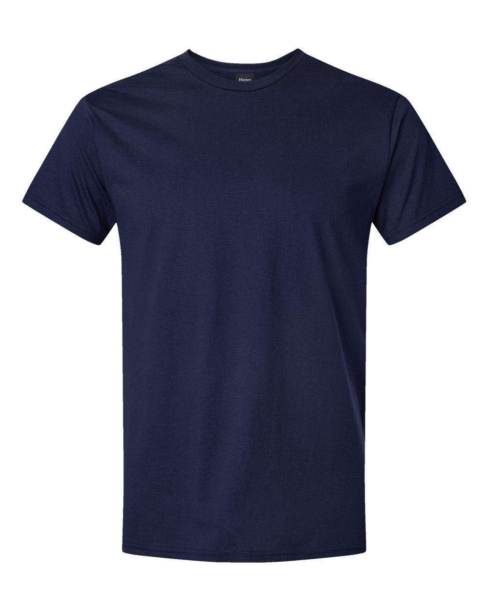 Front View of Navy Perfect-T DTG T-Shirt - 498PT