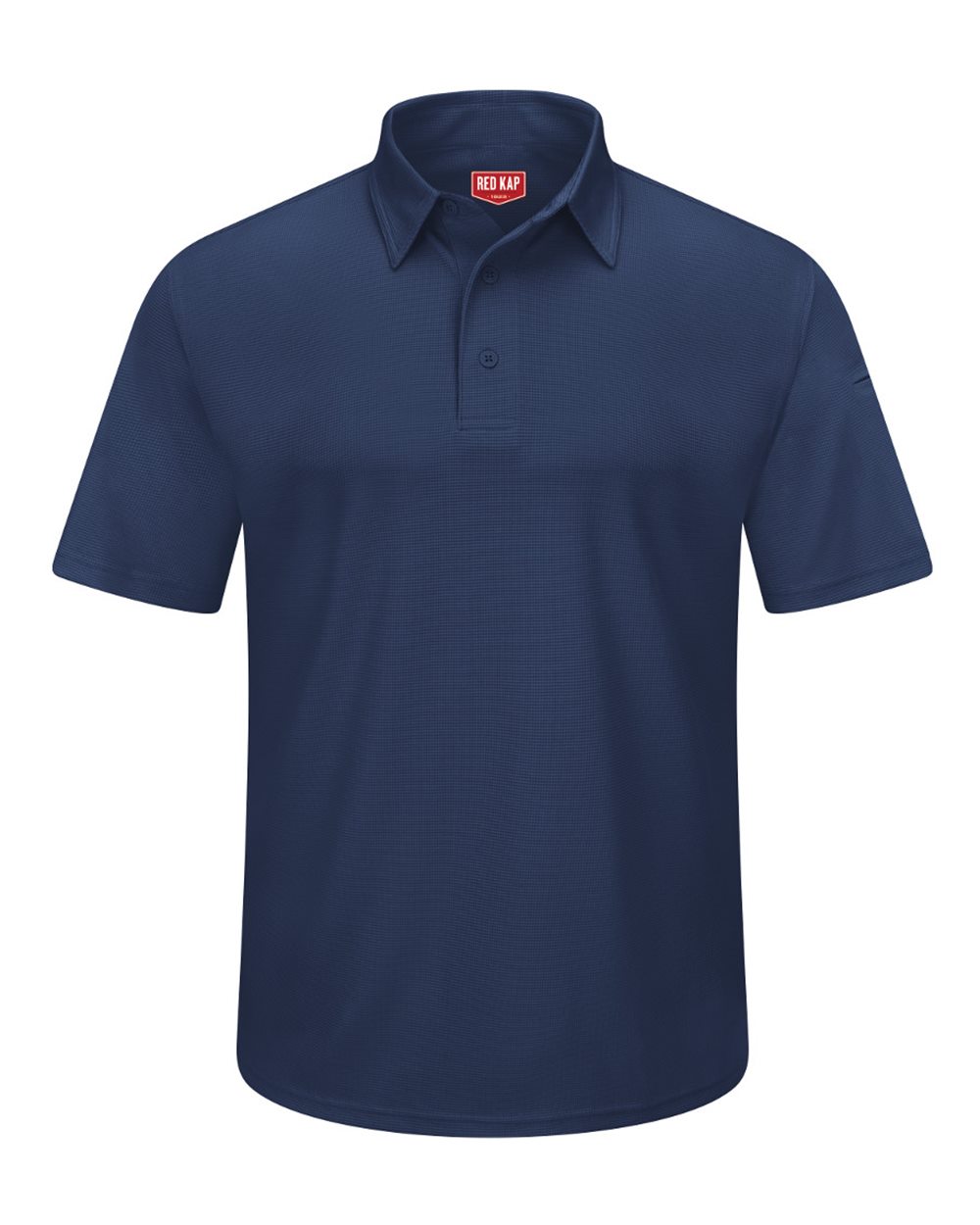 Front View of Navy Performance Knit® Flex Series Pro Polo - SK90
