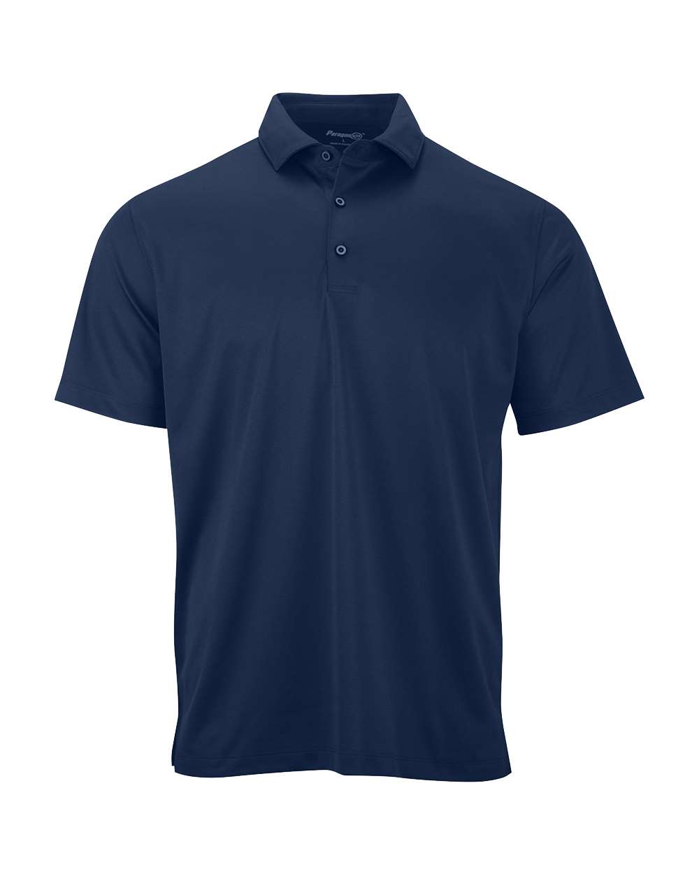 Front View of Navy Preakness Micro Mesh Polo - 158
