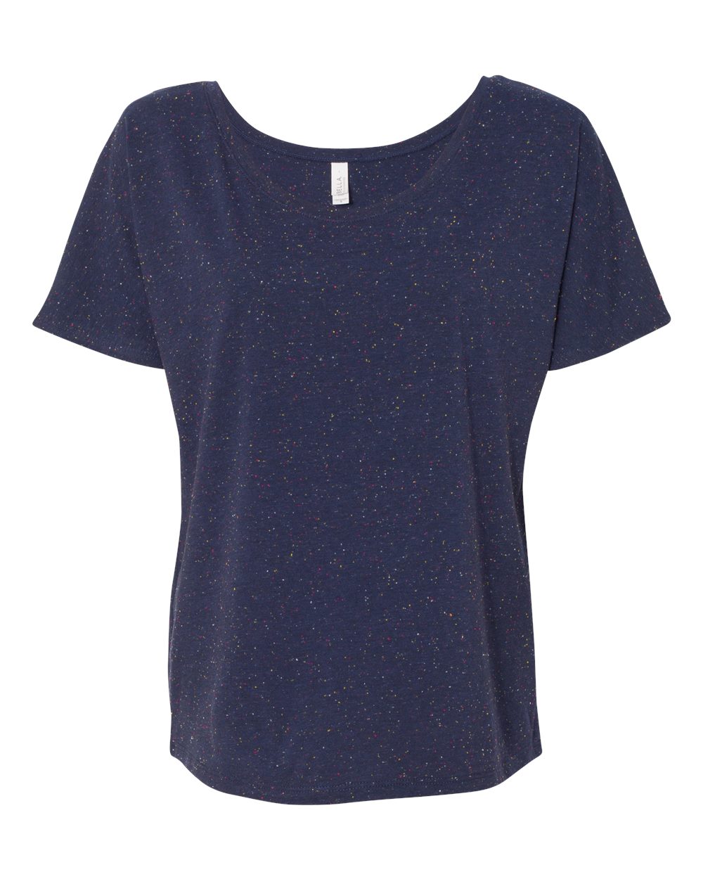 Navy Speckled Women’s Slouchy Tee - 8816