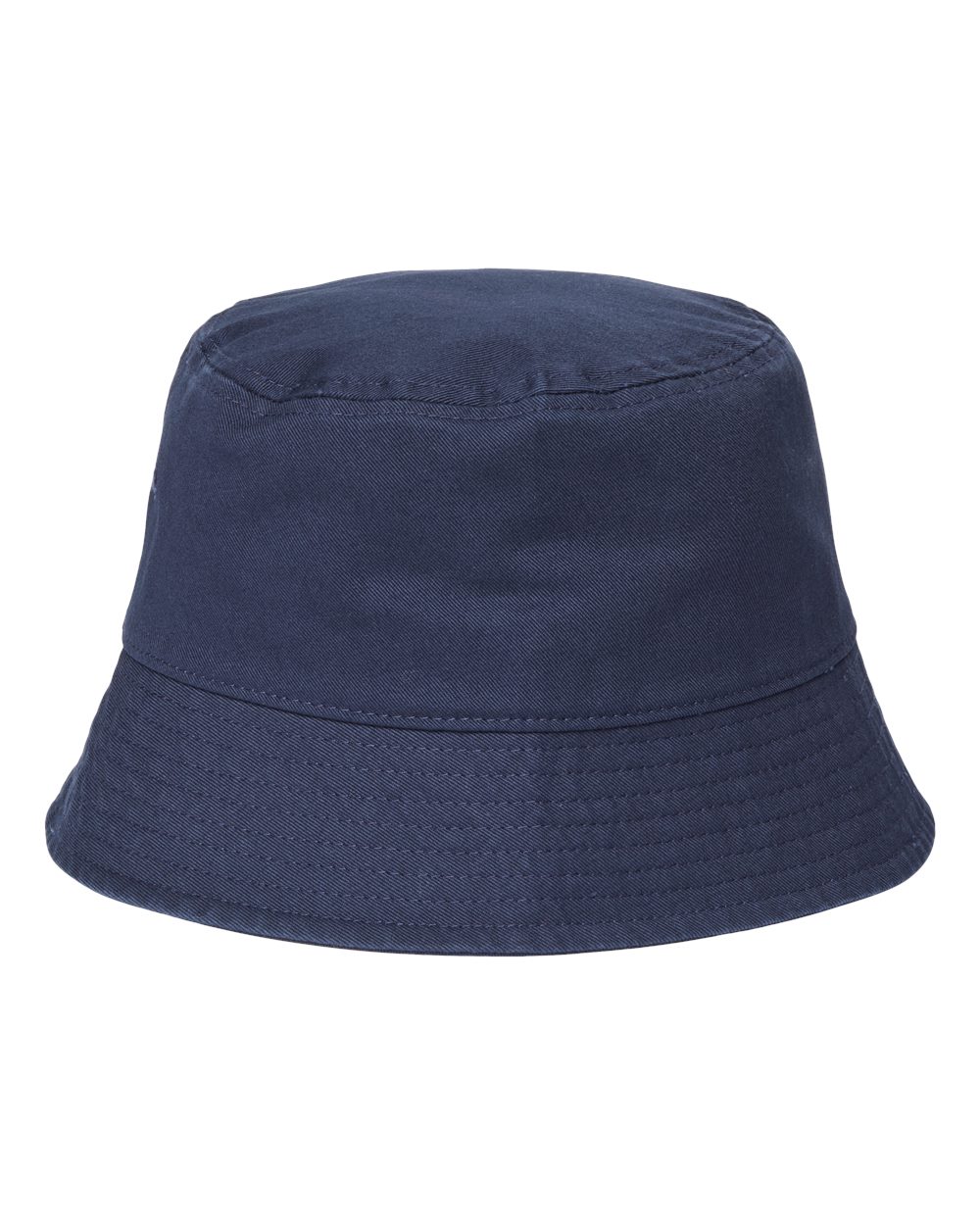 Front View of Navy Sustainable Bucket Hat - POWELL