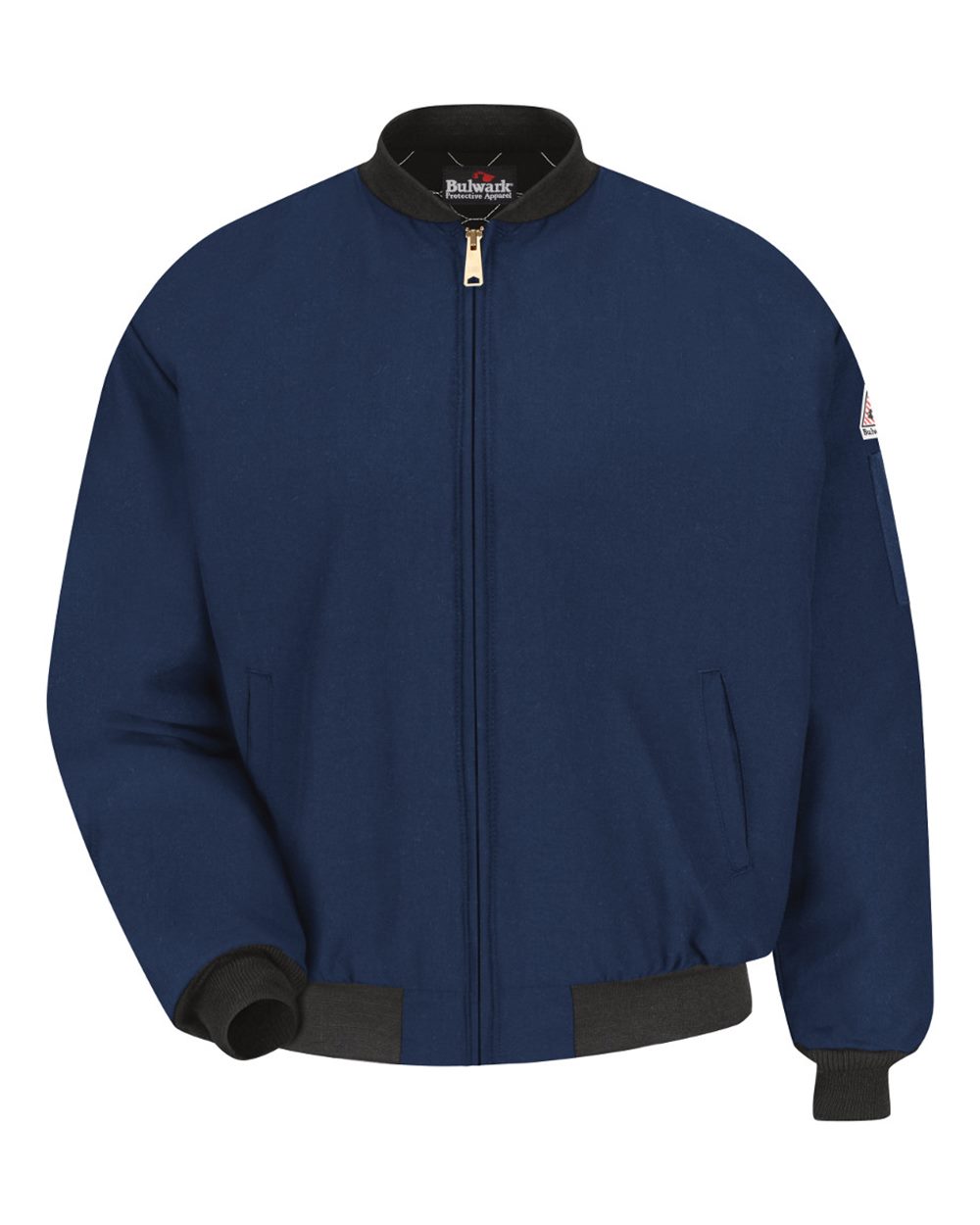 Front View of Navy Team Jacket - Nomex® IIIA - JNT2