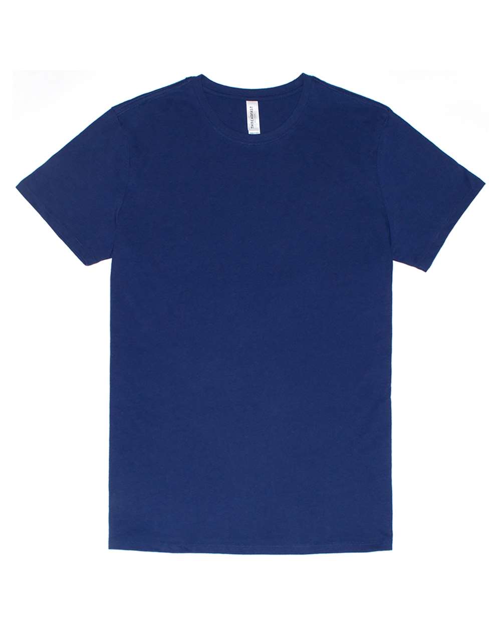 Front View of Navy Ultimate CVC T-Shirt - 100A
