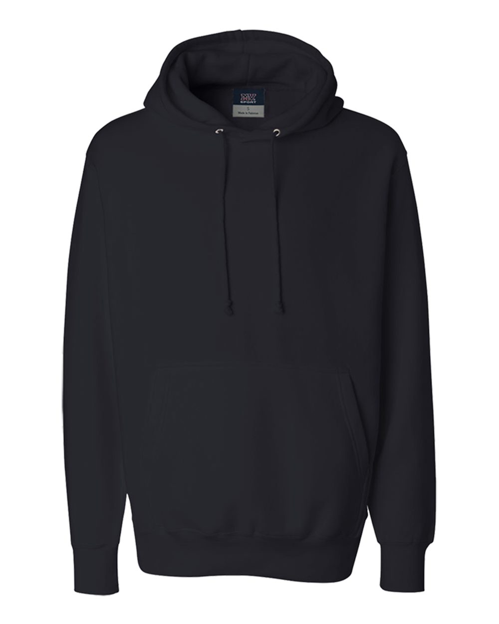 Front View of Navy Unisex Pro Weave® Hooded Sweatshirt - 488 plain