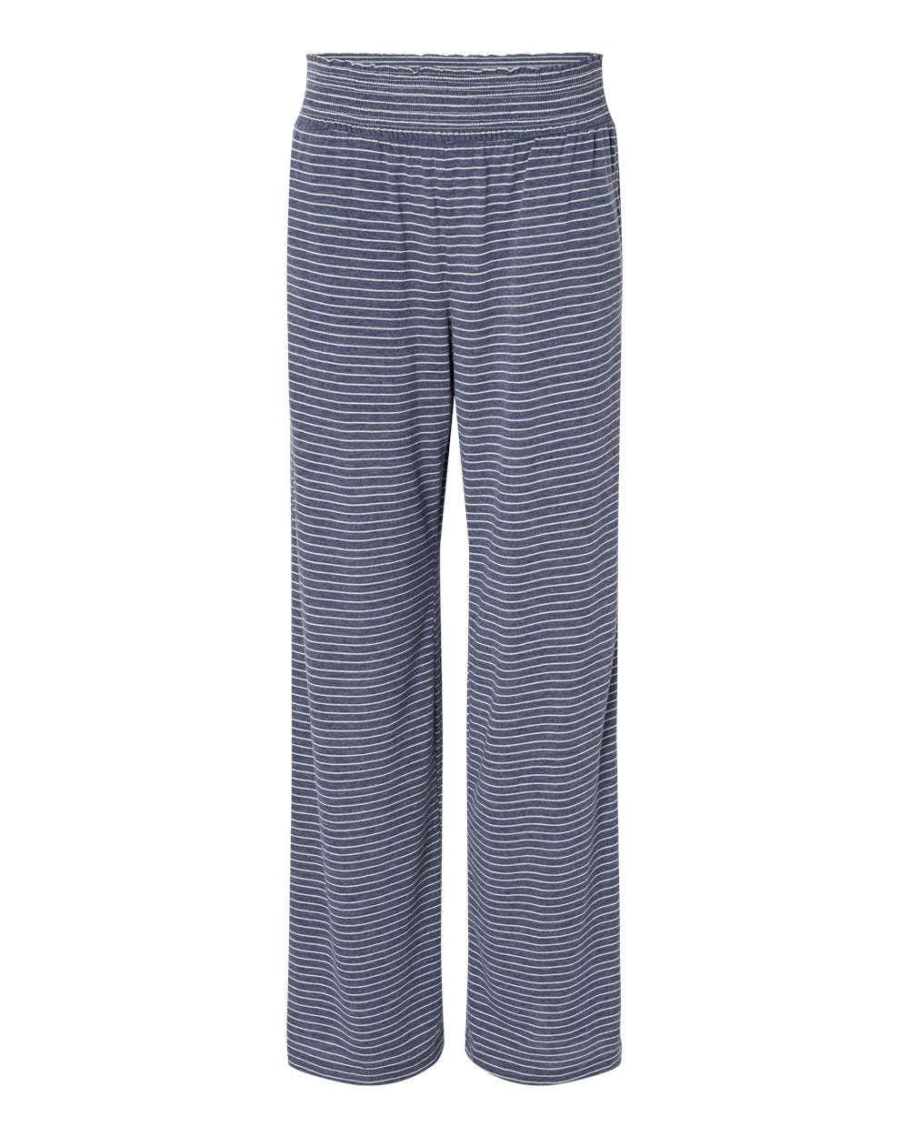 Front View of Navy/ White Women's Evelyn Pants - BW6615